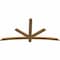 Ekena Millwork Alberta Smooth Timber Gable Bracket, Western Red Cedar, 72"W x 36"H x 1 1/2"D x 3 1/2"F, 12/12 Pitch GBW072X36X0204ALB00SWR - alternate 3